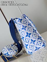 Bagsaaa Louis Vuitton By The Pool Onthego PM Blue - 25*19*11.5cm - 2