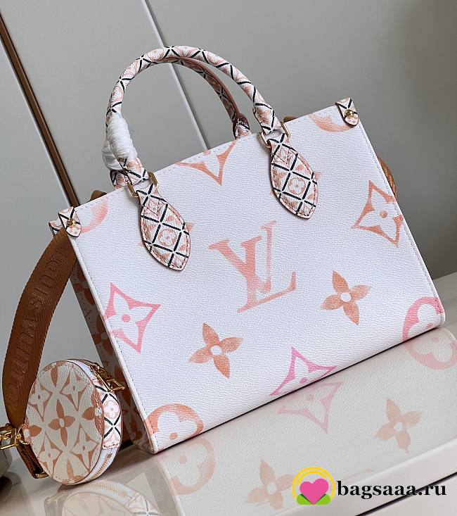 	 Bagsaaa Louis Vuitton By The Pool Onthego PM Beige - 25*19*11.5cm - 1