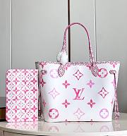 Bagsaaa Louis Vuitton By The Pool Neverfull MM Pink - 31*28*14cm - 1