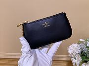 Bagsaaa Louis Vuitton Bucket Nano Bag Noir Beige With Lotus Cotton - 13 x 17 x 9 cm - 5