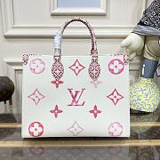 Bagsaaa Louis Vuitton By The Pool Onthego MM Pink - 35*27*14CM - 4