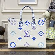 	 Bagsaaa Louis Vuitton By The Pool Onthego MM Blue - 35*27*14CM - 6