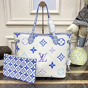 Bagsaaa Louis Vuitton By The Pool Neverfull MM Blue - 31*28*14cm - 1