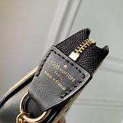Bagsaaa Louis Vuitton By The Pool Mini Pochette Accessoires Black Cotton 15.5 x 10.5 x 4 cm - 5