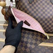 Bagsaaa Louis Vuitton Sac Neverfull MM Ebene Pink - 32.0 x 29.0 x 17.0 cm - 6