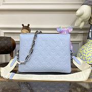 	 Bagsaaa Louis Vuitton Coussin PM Light Blue - 26 x 20 x 12 - 1