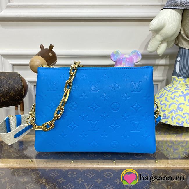 	 Bagsaaa Louis Vuitton Coussin PM All Blue - 26 x 20 x 12 - 1