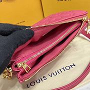 Bagsaaa Louis Vuitton Coussin BB Rose Fluo Capsule Monogram-Embossed calf Leather - 20 x 16 x 7 cm - 4