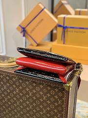 Bagsaaa Louis Vuitton Coussin PM Black and Red Patent Leather - 26 x 20 x 12 cm - 6