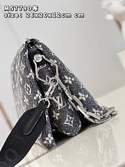 	 Bagsaaa Louis Vuitton Coussin PM Denim Black - 26 x 20 x 12cm - 4