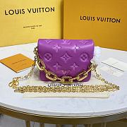	 Bagsaaa Louis Vuitton Belt Bag Coussin Pink - 13 x 11 x 6 cm - 1