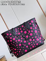 Bagsaaa Louis Vuitton Neverfull MM YK Black and Pink - 31 x 28 x 14 cm - 4