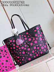 Bagsaaa Louis Vuitton Neverfull MM YK Black and Pink - 31 x 28 x 14 cm - 2