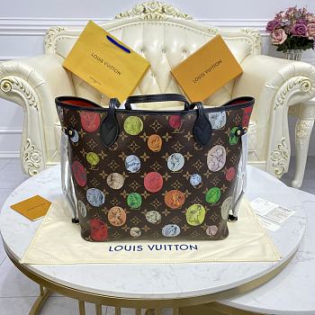 Bagsaaa Louis Vuitton Neverfull MM Fornasetti - 31.0 x 28.0 x 14.0cm