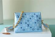 Bagsaaa Louis Vuitton Coussin PM Tricolor Blue Lambskin - 26 x 20 x 12 - 1