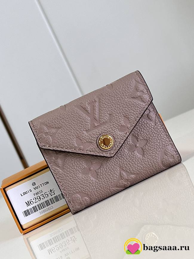 	 Bagsaaa Louis Vuitton Victonire Taupe Wallet - 12x9cm - 1