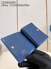 Bagsaaa Louis Vuitton Clea Blue with gradient effect Wallet - 11 x 8.5 x 3.5 cm  - 4