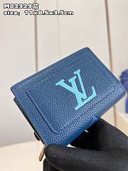 Bagsaaa Louis Vuitton Clea Blue with gradient effect Wallet - 11 x 8.5 x 3.5 cm  - 3