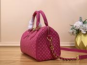 Bagsaaa Louis Vuitton Speedy Bandoulière 20 in pink calfskin - 20.5 x 13.5 x 12 cm - 4