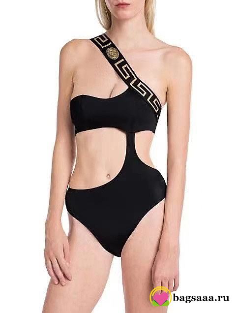 Bagsaaa Versace Swimwear Black And Gold - 1