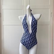 Bagsaaa Dior One Piece Jacquard Blue Colro - 3