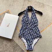 Bagsaaa Dior One Piece Jacquard Blue Colro - 6