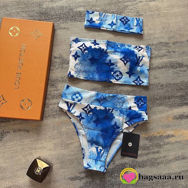 Bagsaaa Louis Vuitton Bikini Blue Monogram - 1