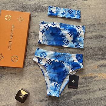 Bagsaaa Louis Vuitton Bikini Blue Monogram