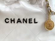 Bagsaaa Chanel 22 small tote bag White black letter - 6