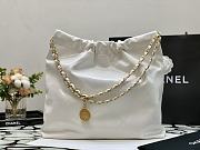 	 Bagsaaa Chanel 22 tote bag White black letter - 2