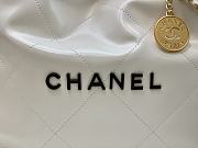 	 Bagsaaa Chanel 22 tote bag White black letter - 4