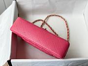 Bagsaaa Chanel Classic Flap Caviar Bag Pink Gold Hardware 25cm - 3