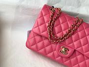 Bagsaaa Chanel Classic Flap Caviar Bag Pink Gold Hardware 25cm - 6