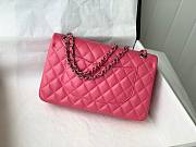 	 Bagsaaa Chanel Classic Flap Caviar Bag Pink Silver Hardware 25cm - 6