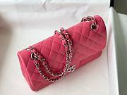 	 Bagsaaa Chanel Classic Flap Caviar Bag Pink Silver Hardware 25cm - 4