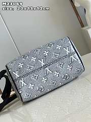 	 Bagsaaa Louis Vuitton Nano Speedy Blue - 16 x 10 x 7.5 cm - 3