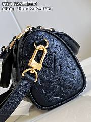 Bagsaaa Louis Vuitton Nano Speedy Black - 16x10x7.5cm - 4