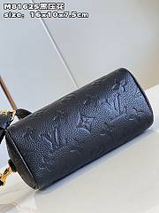 Bagsaaa Louis Vuitton Nano Speedy Black - 16x10x7.5cm - 2