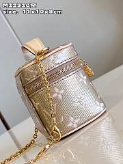 Bagsaaa Louis Vuitton Micro Vanity Gold - 11x10x8cm - 2