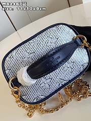 	 Bagsaaa Louis Vuitton Micro Vanity Blue - 11x10x8cm - 4
