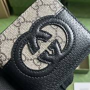 Bagsaaa Gucci Incrocio GG Wallet Beige and Black - 11x9cm - 3