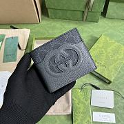 Bagsaaa Gucci Incrocio GG Wallet Grey - 11x9cm - 1