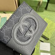 Bagsaaa Gucci Incrocio GG Wallet Grey - 11x9cm - 3