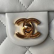 Bagsaaa Chanel Flap Bag Gold Top Handle - 13X21X8cm - 5