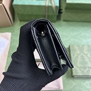 Bagsaaa Gucci Marmont All Black Wallet - 11 x 8.5 x 3cm - 5