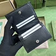 Bagsaaa Gucci Marmont All Black Wallet - 11 x 8.5 x 3cm - 4