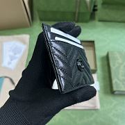 Bagsaaa Gucci Marmont All Black Card Holder - 11x9cm - 5
