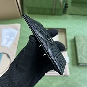 Bagsaaa Gucci Marmont All Black Card Holder - 11x9cm - 3