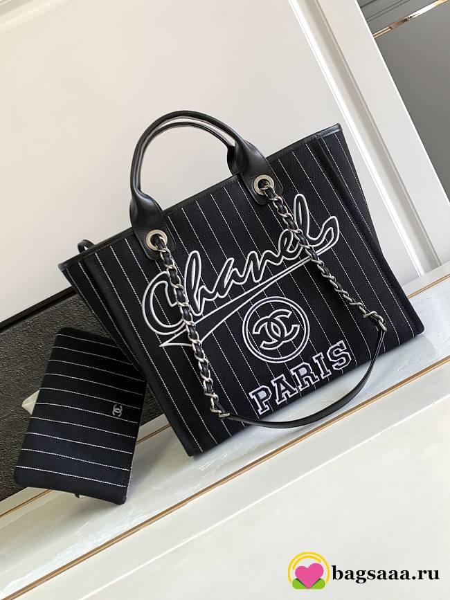 Bagsaaa Chanel Large Shopping Black Bag 34cm - 1