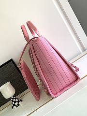 	 Bagsaaa Chanel Large Shopping Pink Bag 34cm - 2